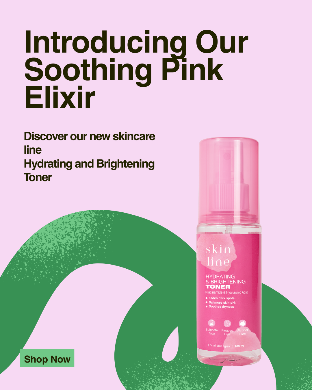 SKINLINE Hydrating & Brightening toner